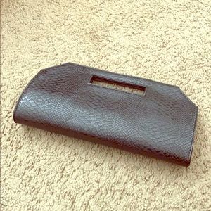 Snakeskin Clutch Bag